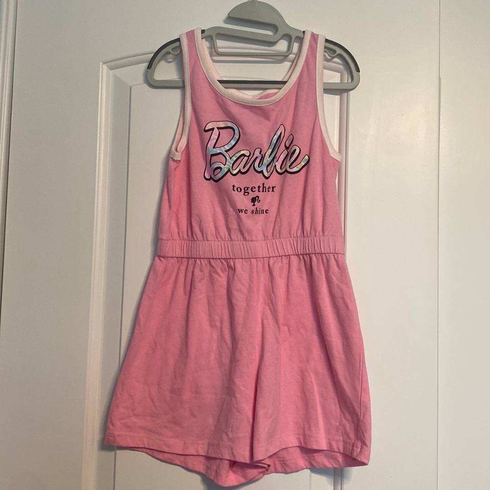 Barbie girls jumpsuit. Excellent condition. Size 7/8!